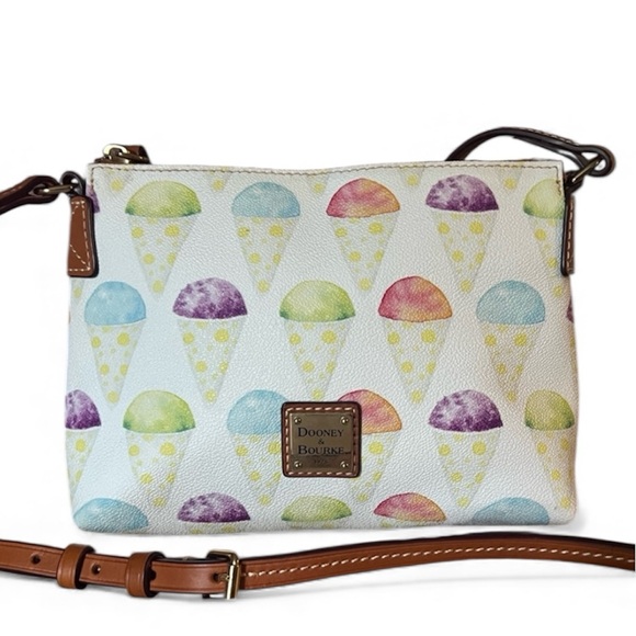 Dooney & Bourke Handbags - Dooney & Bourke Multicolored Snow Cone Small Suki Limited Edition Crossbody Bag